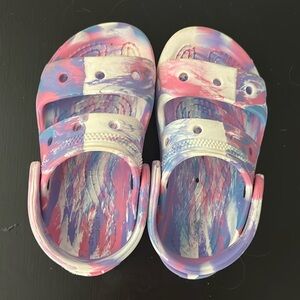 Crocs sandals toddler size 8